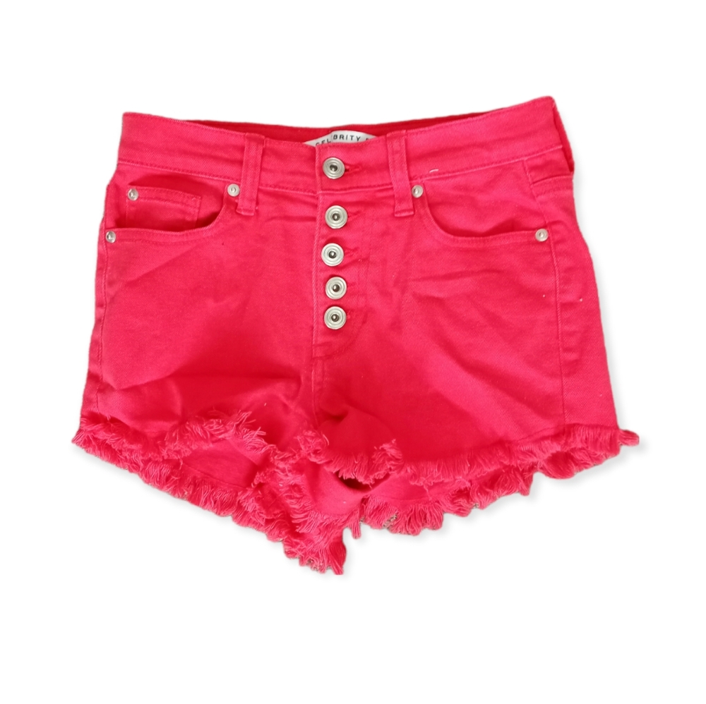 CELEBRITY PINK red high rise red denim size 1